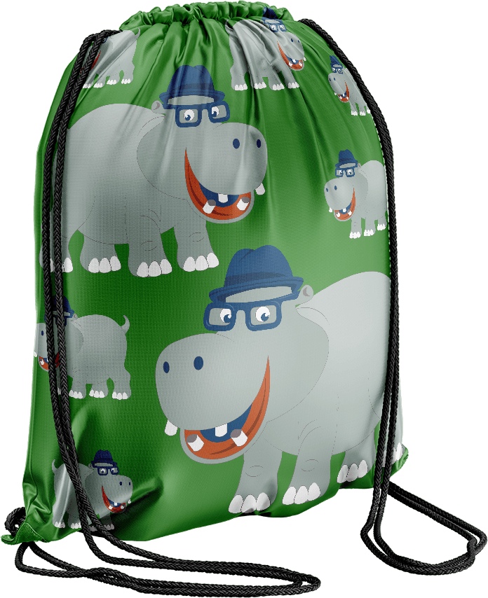 Hungry Hippo Back Bag