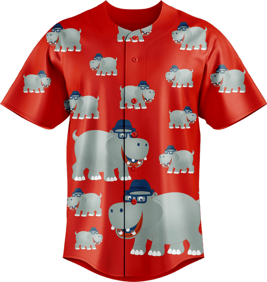 Hungry Hippo Baseball Jerseys - fungear.com.au
