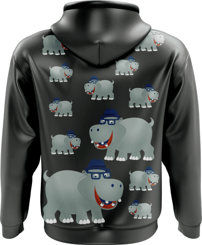 Hungry Hippo Full Zip Hoodies Jacket - fungear.com.au