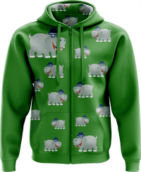 Hungry Hippo Full Zip Hoodies Jacket 1