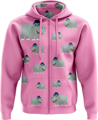 Hungry Hippo Full Zip Hoodies Jacket 3