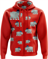 Hungry Hippo Full Zip Hoodies Jacket 2