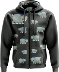 Hungry Hippo Full Zip Hoodies Jacket 4