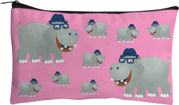 Hungry Hippo Jumbo Pencil Case - fungear.com.au