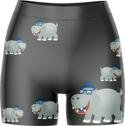 Hungry Hippo Ladies Gym Shorts - fungear.com.au
