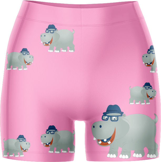 Hungry Hippo Ladies Gym Shorts - fungear.com.au