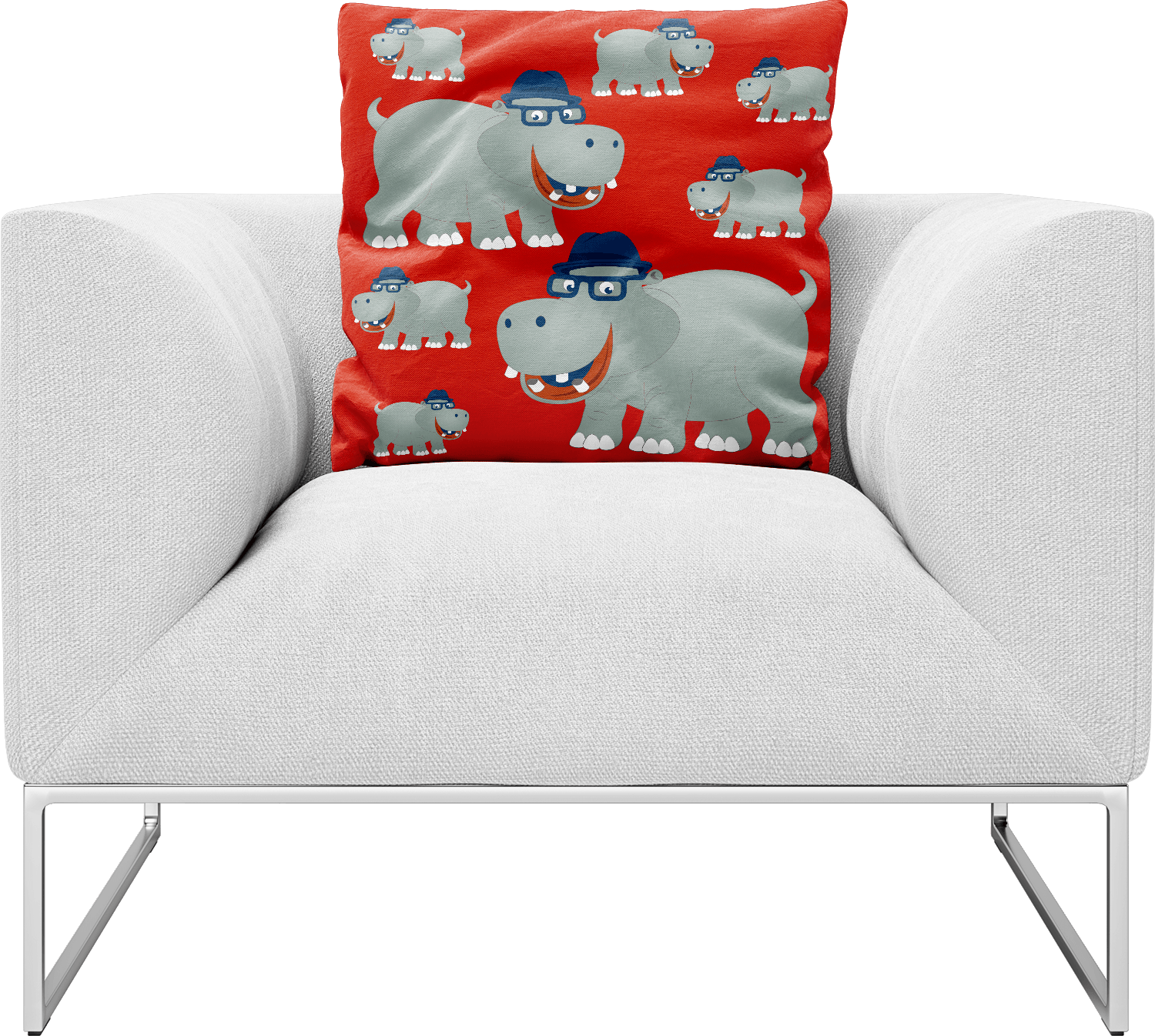 Hungry Hippo Pillows Cushions - fungear.com.au
