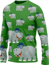Hungry Hippo Rash Shirt Long Sleeve 1