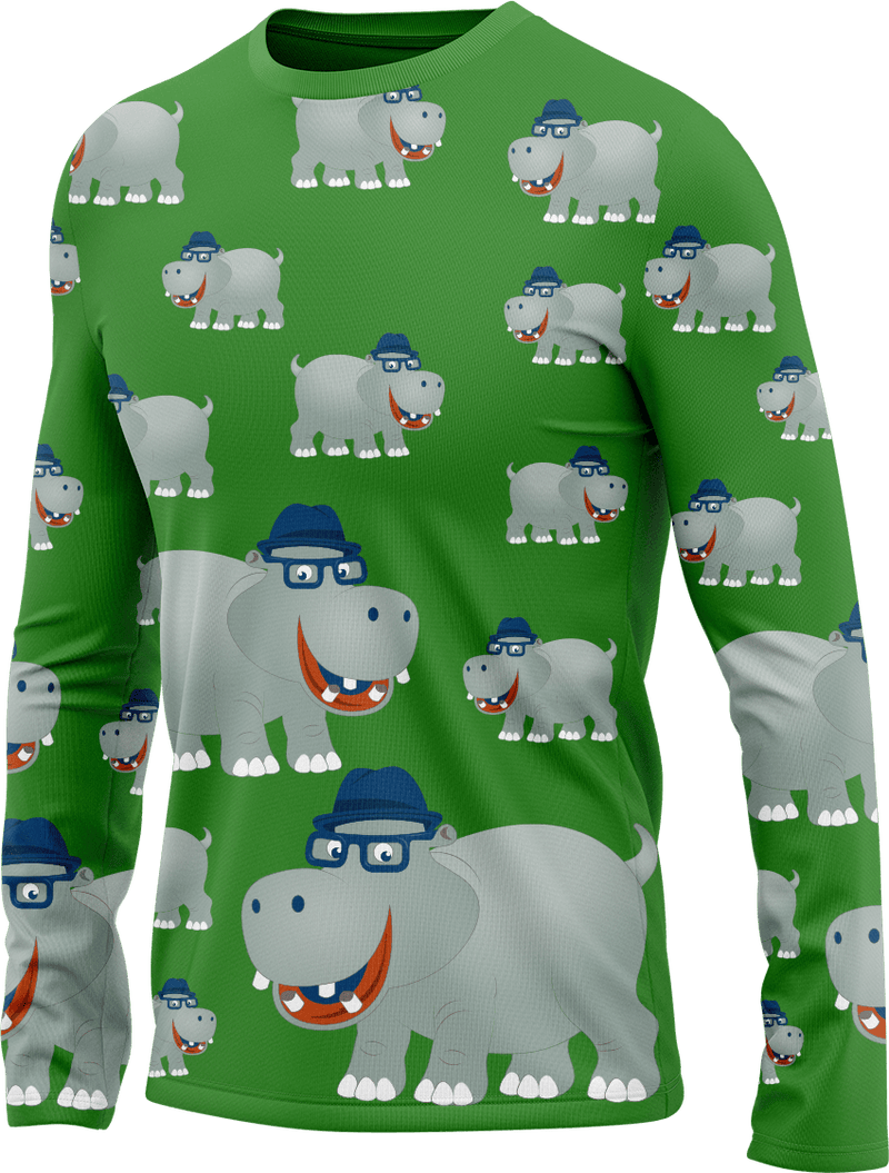 Hungry Hippo Rash Shirt Long Sleeve