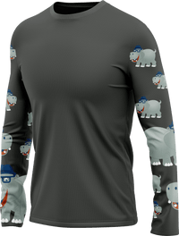 Hungry Hippo Rash Shirt Long Sleeve 8
