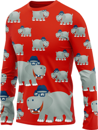Hungry Hippo Rash Shirt Long Sleeve 2