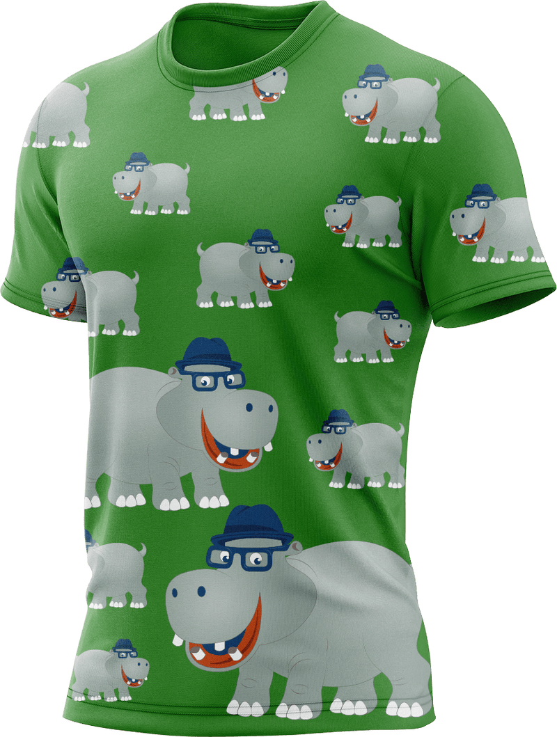 Hungry Hippo Rash Shirt Short Sleeve