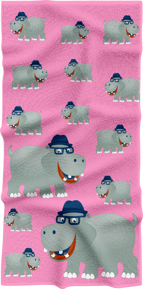 Hungry Hippo Towels - fungear.com.au