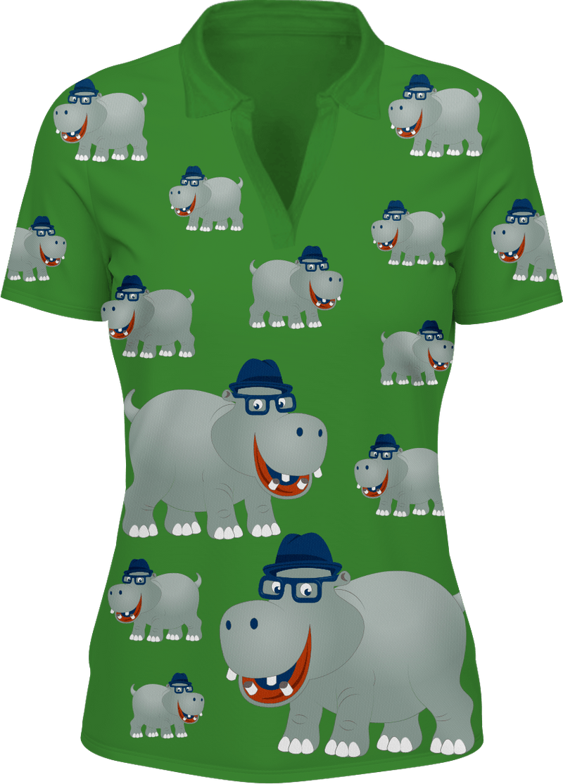 Hungry Hippo Women's Polo