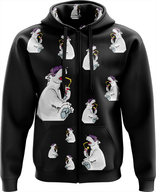 Ice Bear Full Zip Hoodies Jacket - fungear.com.au