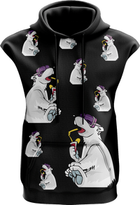 Ice Bear Full Zip Sleeveless Hoodie Jackets 4