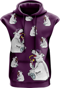 Ice Bear Full Zip Sleeveless Hoodie Jackets 2