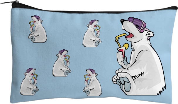 Ice Bear Jumbo Pencil Case
