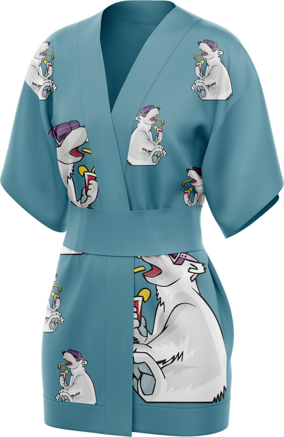 Ice Bear Kimono - fungear.com.au