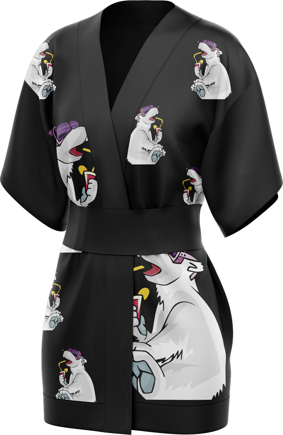 Ice Bear Kimono - fungear.com.au