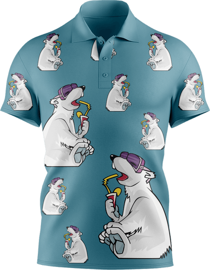 Ice Bear Men's Short Sleeve Polo - fungear.com.au