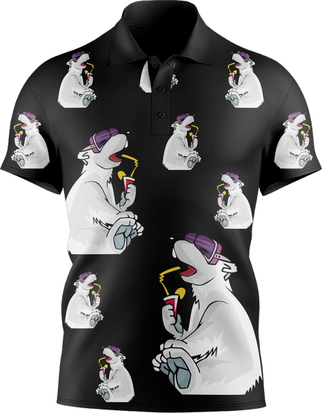 Polar bear polo shirt deals