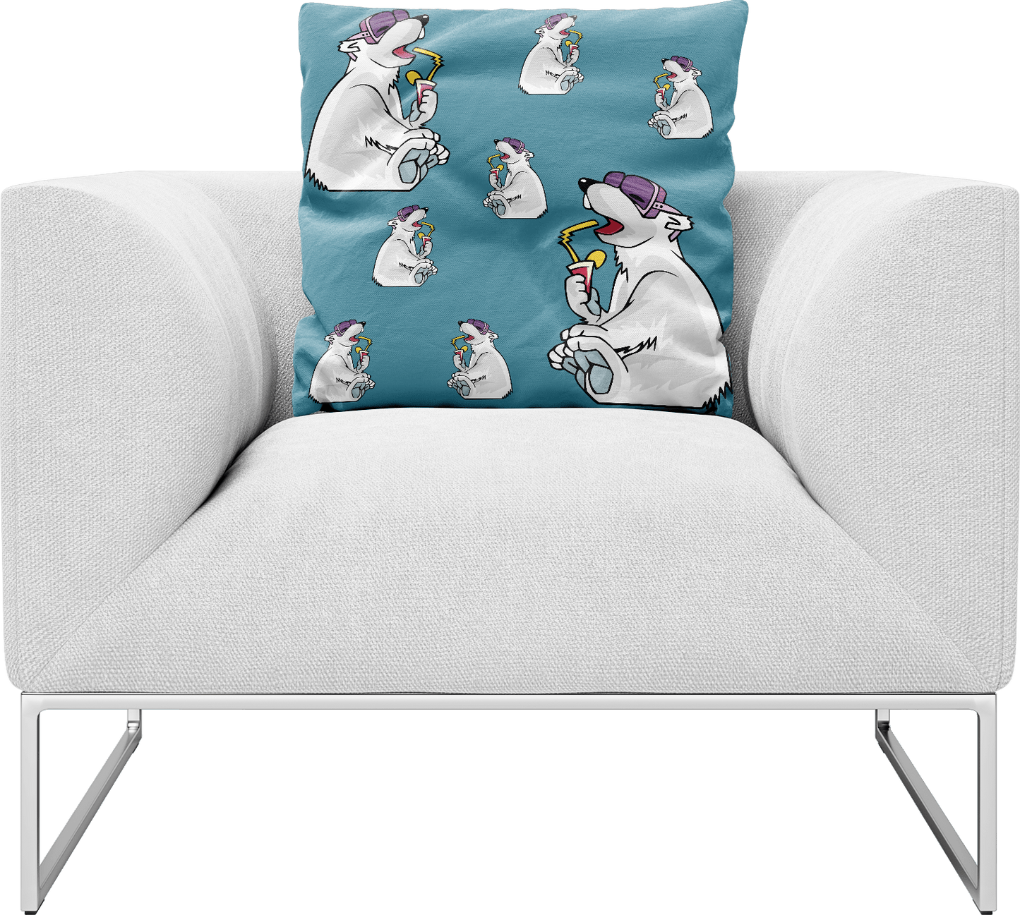 Ice Bear Pillows Cushions - fungear.com.au