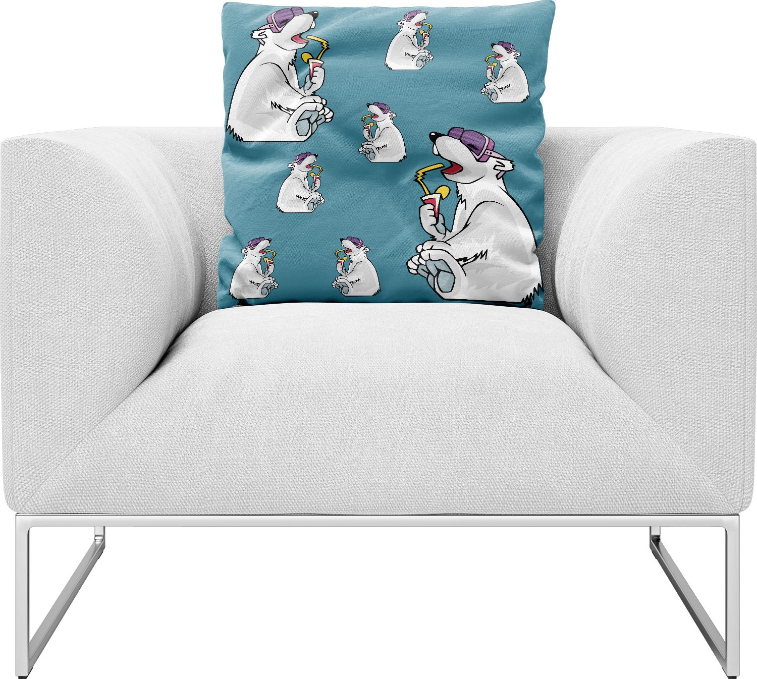 Ice Bear Pillows Cushions - fungear.com.au