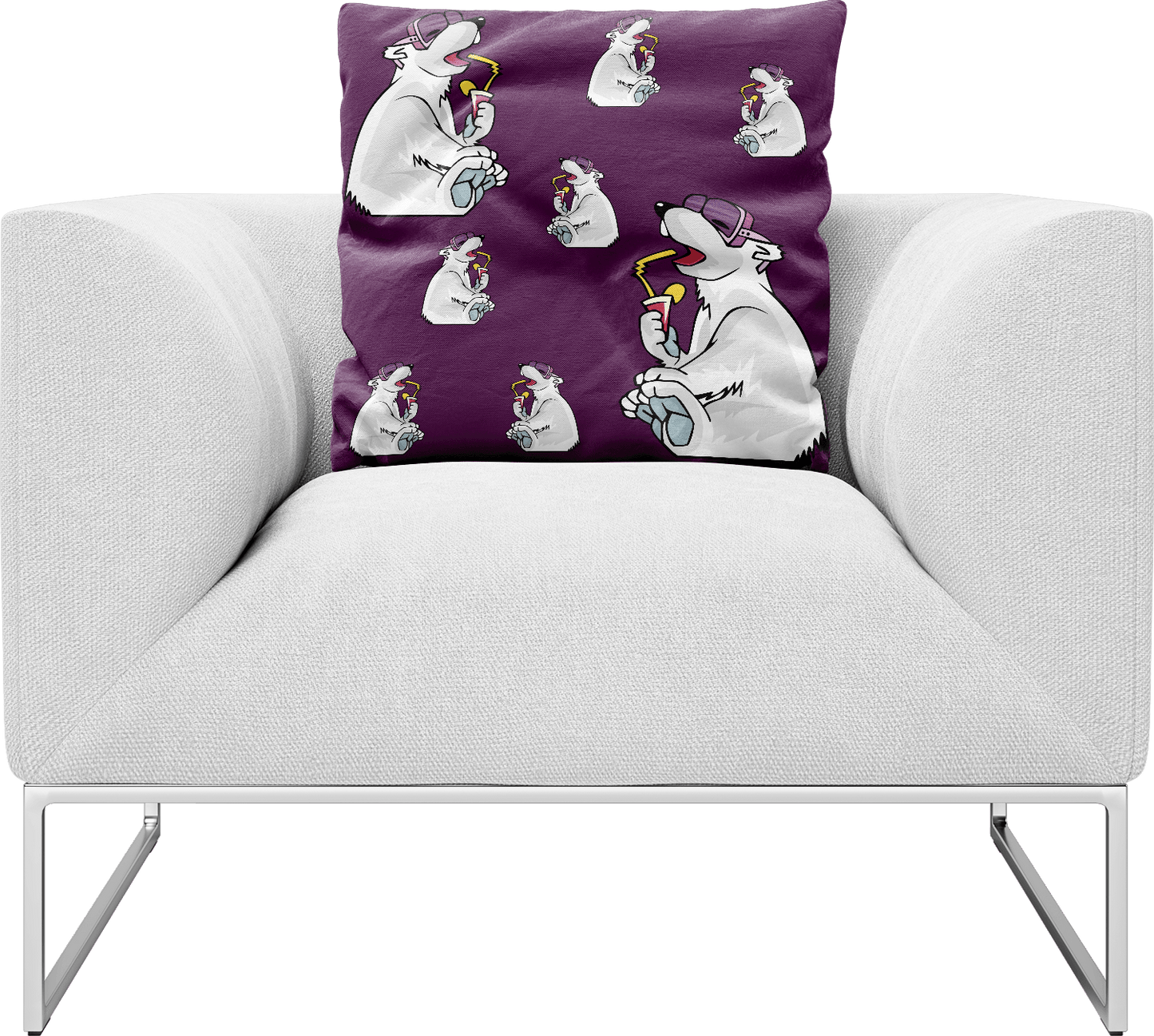 Ice Bear Pillows Cushions - fungear.com.au