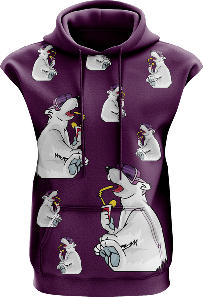 Ice Bear Sleeveless Hoodie - fungear.com.au