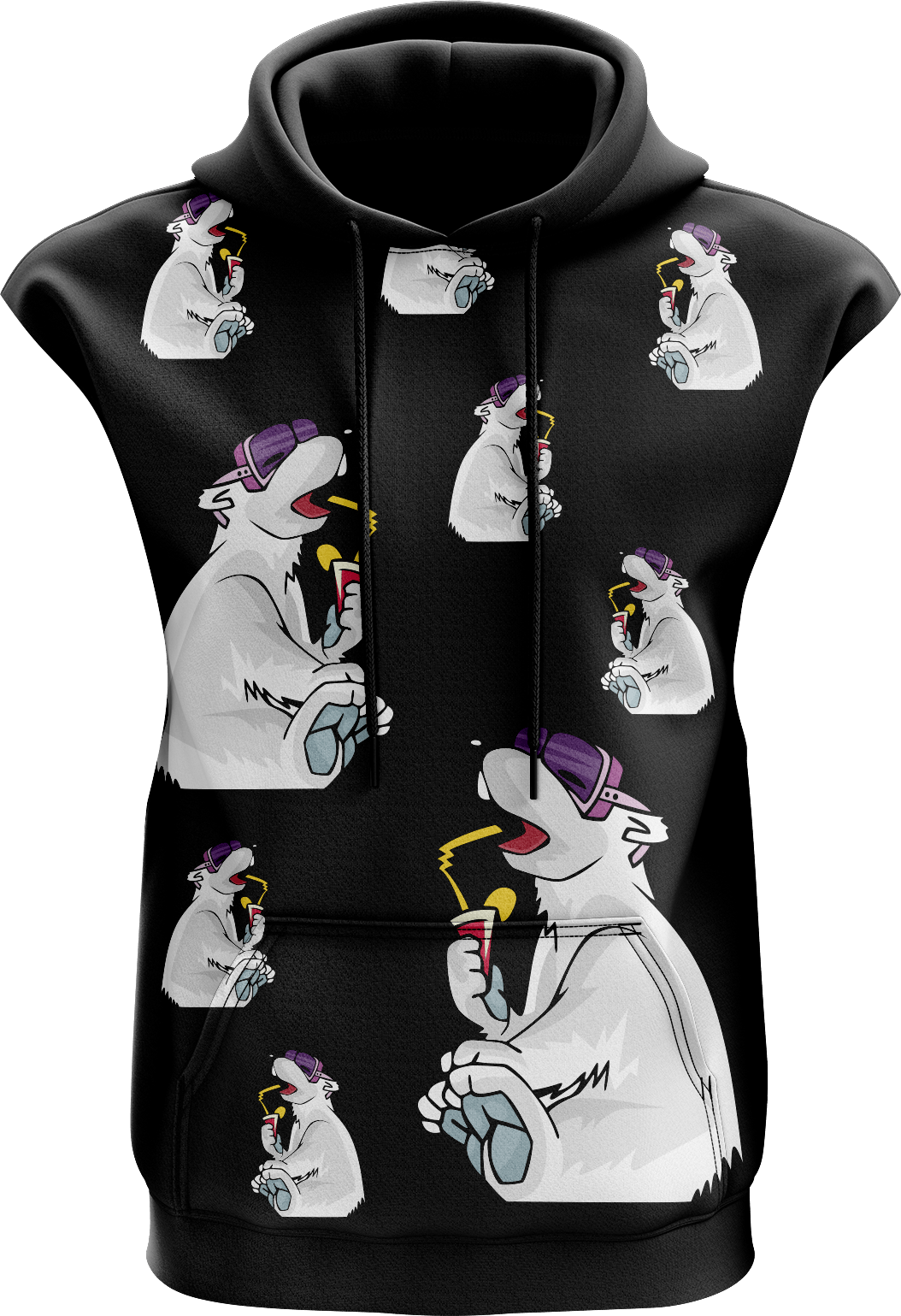 Ice Bear Sleeveless Hoodie