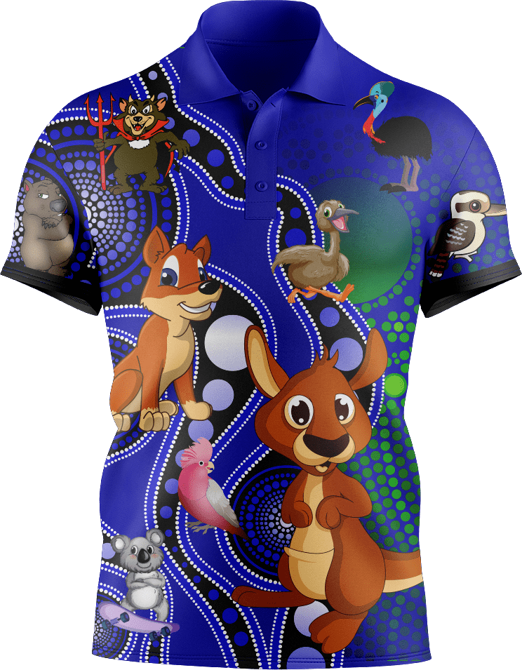 Indigenous Design Men's Short Sleeve Polo