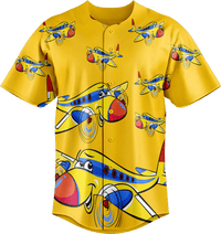 Jet Plane Baseball Jerseys 4