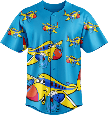 Jet Plane Baseball Jerseys - fungear.com.au