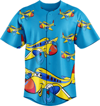 Jet Plane Baseball Jerseys 3