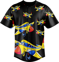 Jet Plane Baseball Jerseys 2