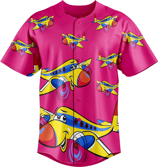 Jet Plane Baseball Jerseys - fungear.com.au