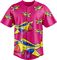 Jet Plane Baseball Jerseys 1