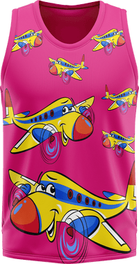 Jet Plane Basketball Jersey 3