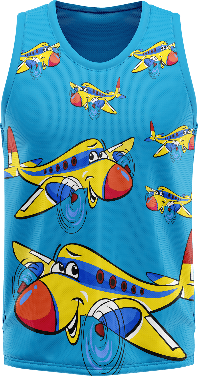 Jet Plane Basketball Jersey