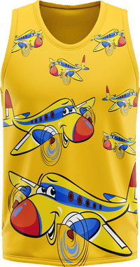 Jet Plane Basketball Jersey 4