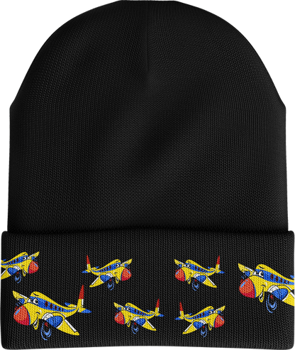 Jet Plane Beanie - fungear.com.au