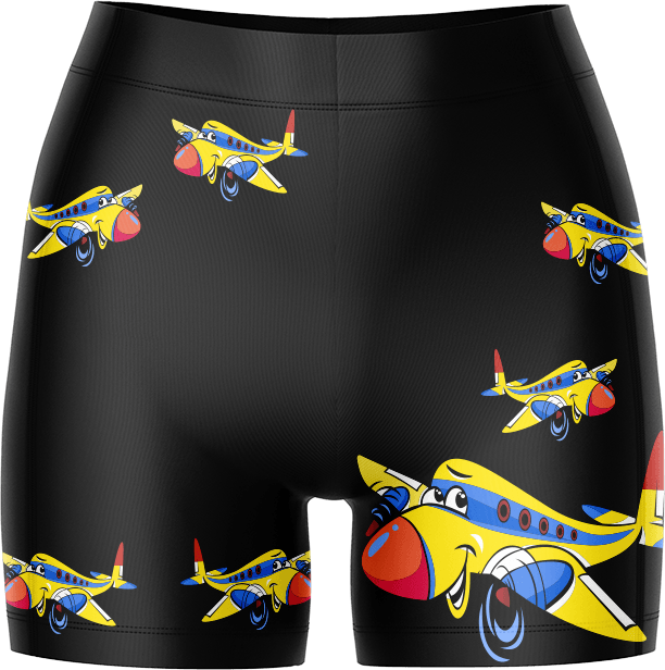Jet Plane Chamois Bike Shorts - fungear.com.au