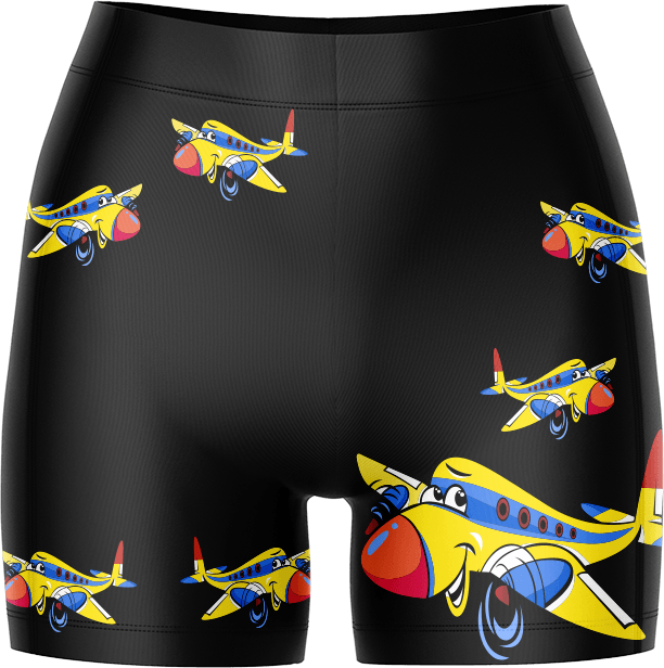 Jet Plane Chamois Bike Shorts