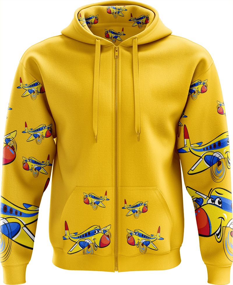 Jet Plane Full Zip Hoodies Jacket