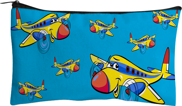 Jet Plane Jumbo Pencil Case - fungear.com.au