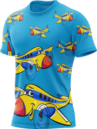 Jet Plane Rash Shirt Short Sleeve 1