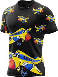 Jet Plane Rash Shirt Short Sleeve 2