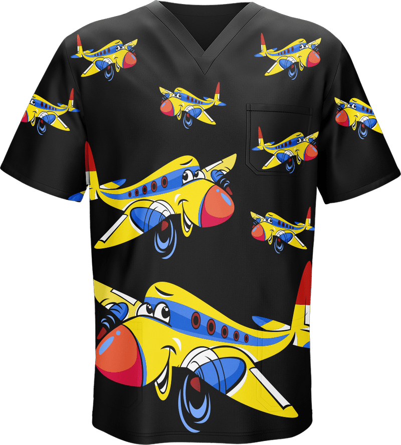 Jet Plane Scrubs
