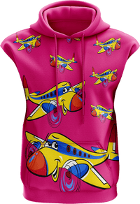 Jet Plane Sleeveless Hoodie 4